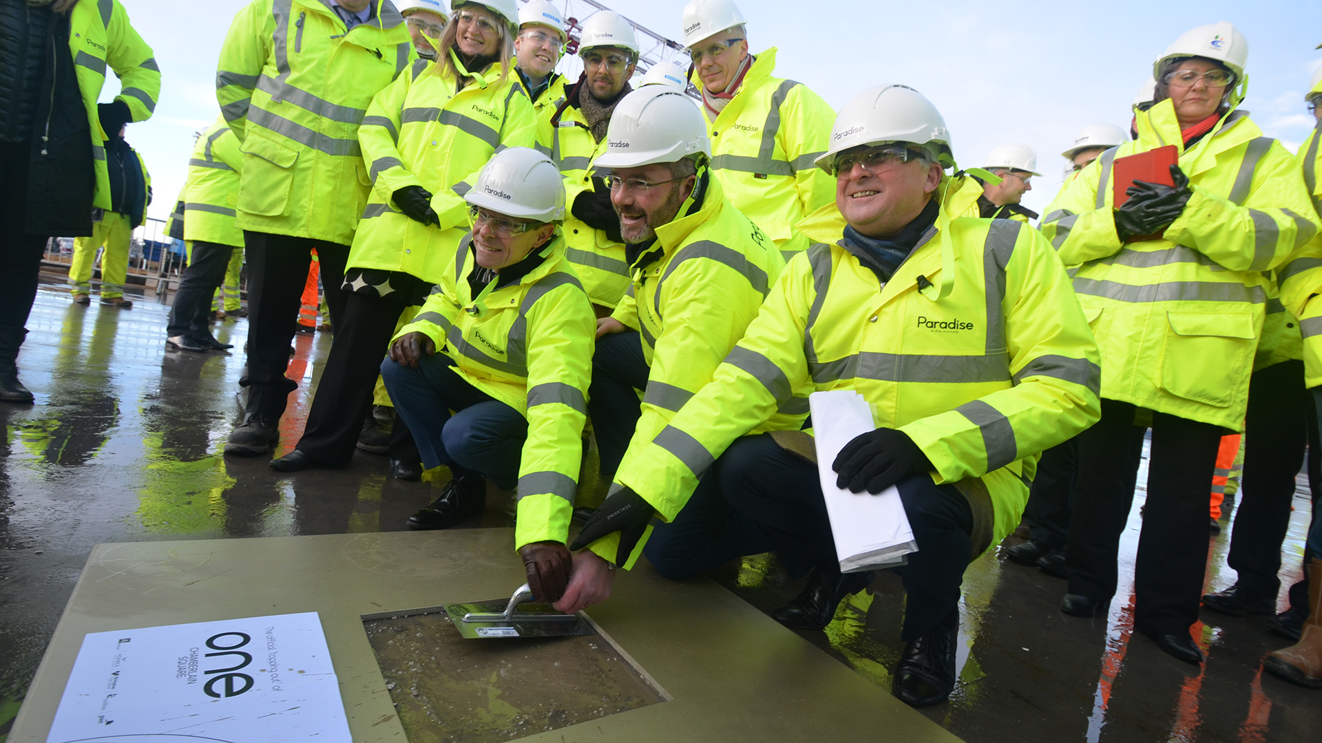 One Chamberlain Square topping out