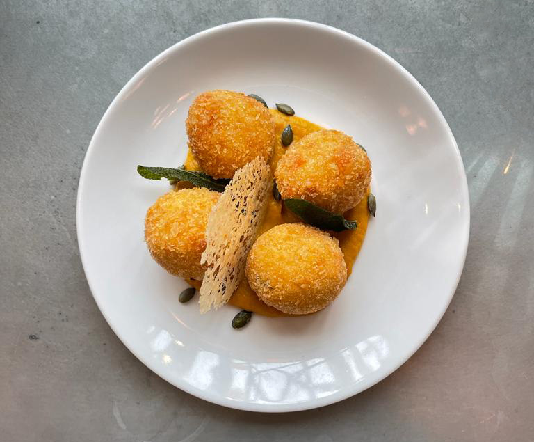 Pumpkin Arancini from Vinoteca.